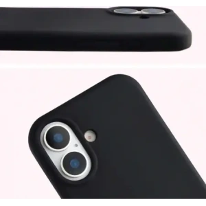 Silikonowe etui Bizon Soft Case do Apple iPhone 17 czarne