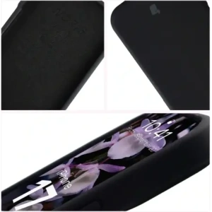 Silikonowe etui Bizon Soft Case do Apple iPhone 17 czarne