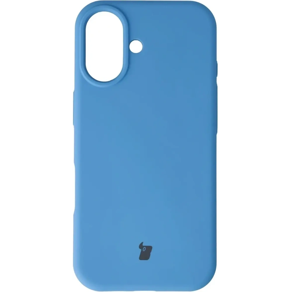 Silikonowe etui Bizon Soft Case do Apple iPhone 17 niebieskie