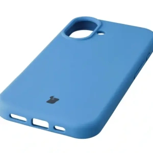 Silikonowe etui Bizon Soft Case do Apple iPhone 17 niebieskie