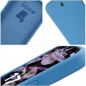 Silikonowe etui Bizon Soft Case do Apple iPhone 17 niebieskie