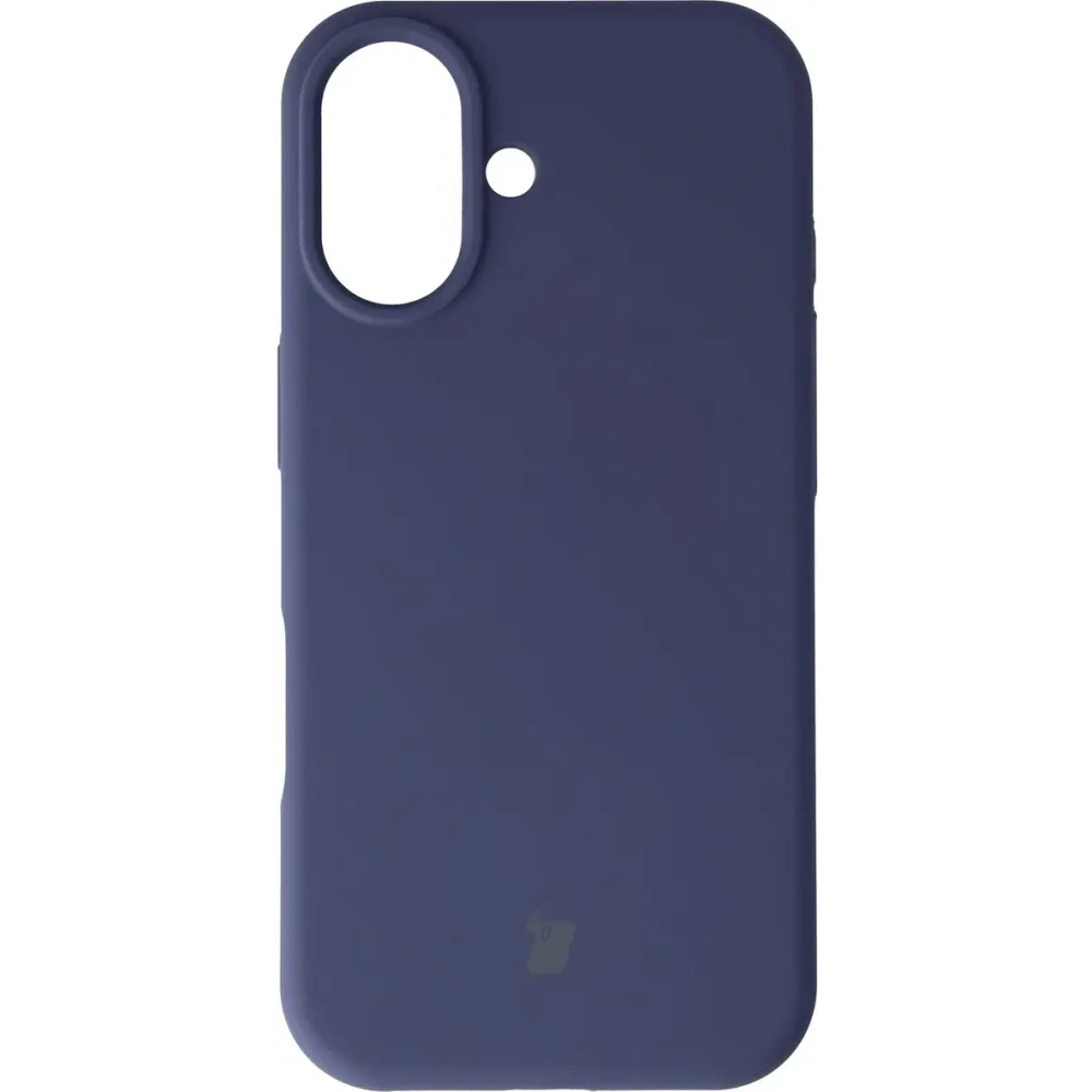 Silikonowe etui Bizon Soft Case do Apple iPhone 17 ciemnoniebieskie