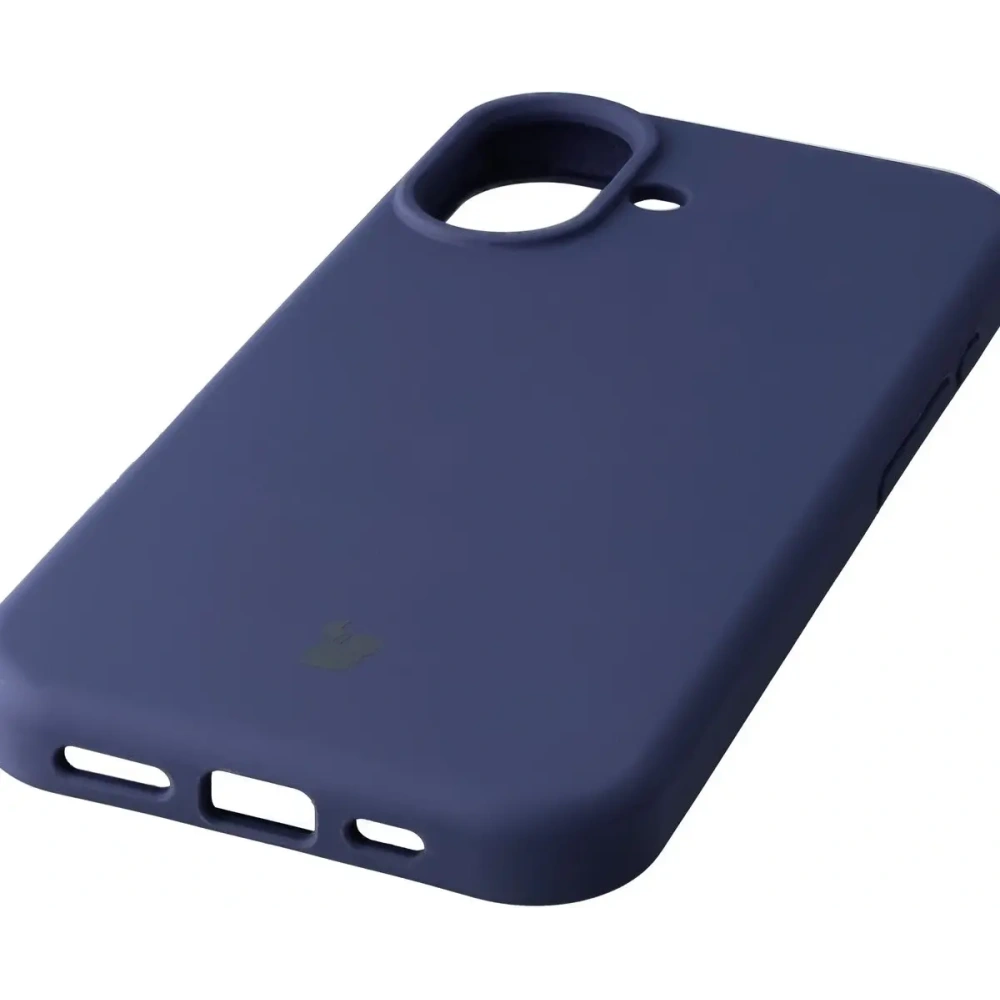 Silikonowe etui Bizon Soft Case do Apple iPhone 17 ciemnoniebieskie