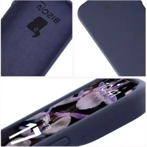 Silikonowe etui Bizon Soft Case do Apple iPhone 17 ciemnoniebieskie