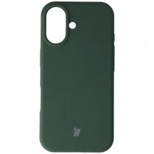 Silikonowe etui Bizon Soft Case do Apple iPhone 17 ciemnozielone