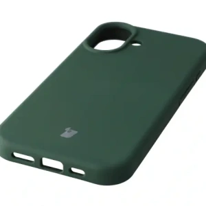 Silikonowe etui Bizon Soft Case do Apple iPhone 17 ciemnozielone