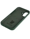 Silikonowe etui Bizon Soft Case do Apple iPhone 17 ciemnozielone