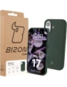 Silikonowe etui Bizon Soft Case do Apple iPhone 17 ciemnozielone