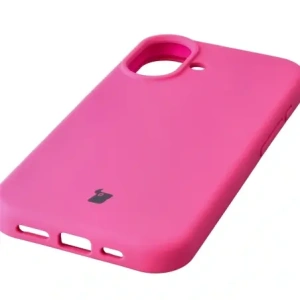 Silikonowe etui Bizon Soft Case do Apple iPhone 17 fuksja