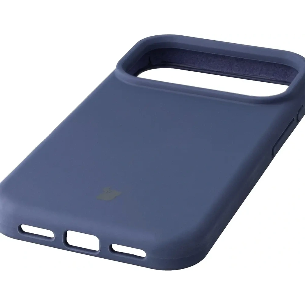 Silikonowe etui Bizon Soft Case do Apple iPhone 17 Pro ciemnoniebieskie