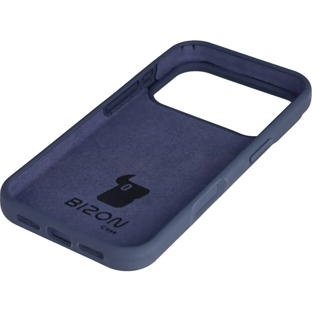 Silikonowe etui Bizon Soft Case do Apple iPhone 17 Pro ciemnoniebieskie