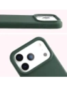 Silikonowe etui Bizon Soft Case do Apple iPhone 17 Pro ciemnozielone