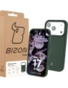 Silikonowe etui Bizon Soft Case do Apple iPhone 17 Pro ciemnozielone