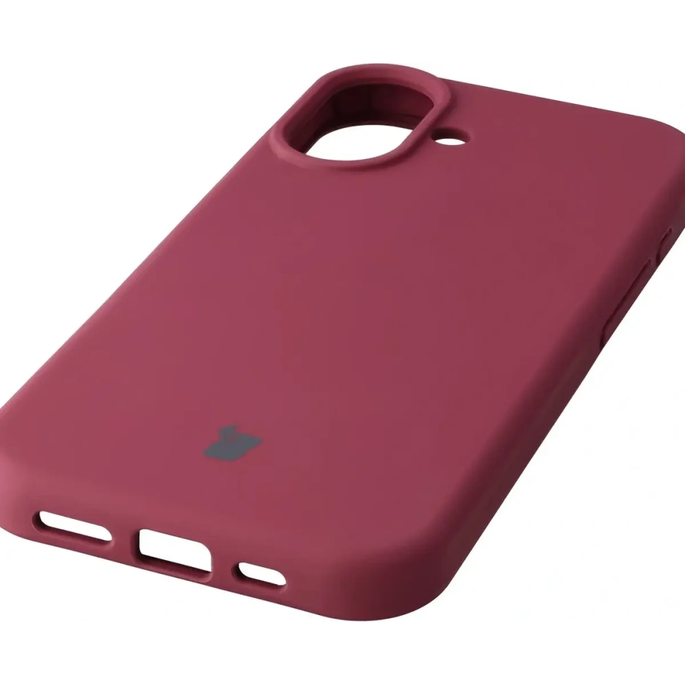 Silikonowe etui Bizon Soft Case do Apple iPhone 17 ciemnofioletowe