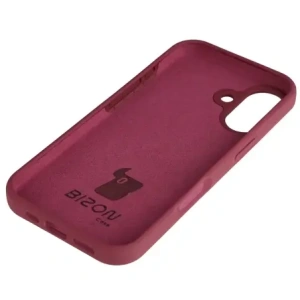 Silikonowe etui Bizon Soft Case do Apple iPhone 17 ciemnofioletowe