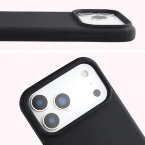 Silikonowe etui Bizon Soft Case do Apple iPhone 17 Pro Max czarne