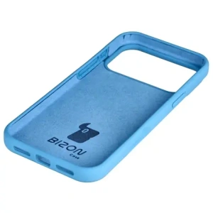 Silikonowe etui Bizon Soft Case do Apple iPhone 17 Pro Max niebieskie