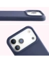 Silikonowe etui Bizon Soft Case do Apple iPhone 17 Pro Max ciemnoniebieskie