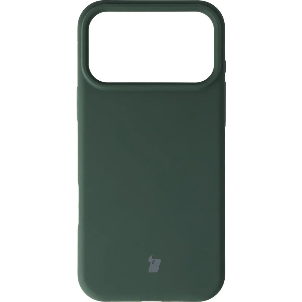 Silikonowe etui Bizon Soft Case do Apple iPhone 17 Pro Max ciemnozielone