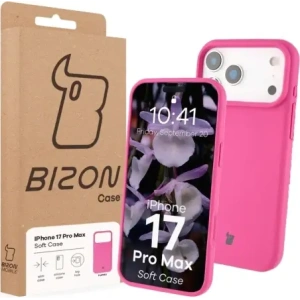 Silikonowe etui Bizon Soft Case do Apple iPhone 17 Pro Max fuksja