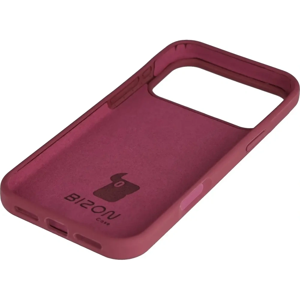 Silikonowe etui Bizon Soft Case do Apple iPhone 17 Pro Max ciemnofioletowe
