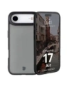 Etui Bizon Case Angelo do Apple iPhone Air przydymione z czarną ramką