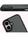 Etui Bizon Case Angelo do Apple iPhone 17 przydymione z czarną ramką