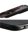 Etui Bizon Case Angelo do Apple iPhone 17 przydymione z czarną ramką