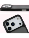 Etui Bizon Case Angelo do Apple iPhone 17 Pro przydymione z czarną ramką