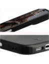 Etui Bizon Case Angelo do Apple iPhone 17 Pro przydymione z czarną ramką