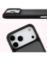 Etui Bizon Case Angelo do Apple iPhone 17 Pro Max przydymione z czarną ramką