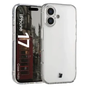 Etui Bizon Case Halo do Apple iPhone 17 przezroczyste