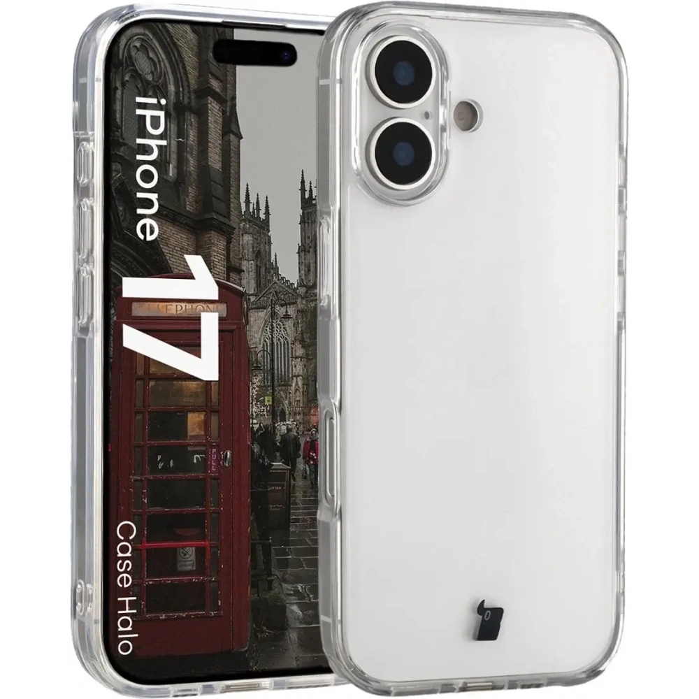 Etui Bizon Case Halo do Apple iPhone 17 przezroczyste