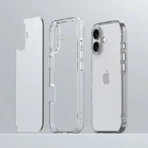 Etui Bizon Case Halo do Apple iPhone 17 przezroczyste