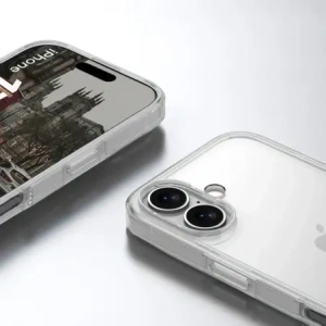 Etui Bizon Case Halo do Apple iPhone 17 przezroczyste