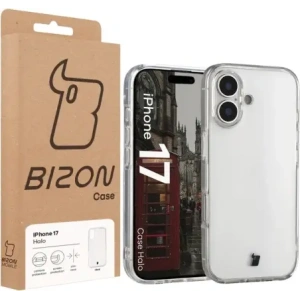Etui Bizon Case Halo do Apple iPhone 17 przezroczyste