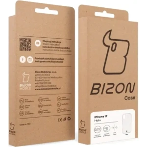 Etui Bizon Case Halo do Apple iPhone 17 przezroczyste