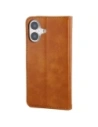 Etui z klapką Bizon Case Pocket do Apple iPhone 17 brązowe