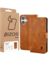 Etui z klapką Bizon Case Pocket do Apple iPhone 17 brązowe