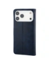 Etui z klapką Bizon Case Pocket do Apple iPhone 17 Pro Max granatowe