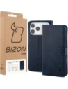 Etui z klapką Bizon Case Pocket do Apple iPhone 17 Pro Max granatowe
