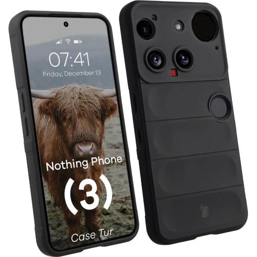Pancerne etui Bizon Case Tur do Nothing Phone (3) czarne