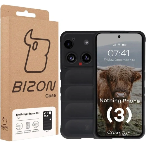 Pancerne etui Bizon Case Tur do Nothing Phone (3) czarne