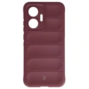 Pancerne etui Bizon Case Tur do Xiaomi POCO F7 burgundowe