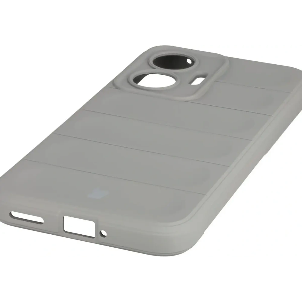 Pancerne etui Bizon Case Tur do Xiaomi POCO F7 jasnoszare