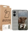 Pancerne etui Bizon Case Tur do Xiaomi POCO F7 jasnoszare