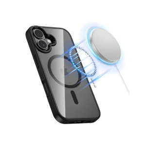 Etui Tech-Protect MagMat MagSafe do Apple iPhone 17 Black/clear