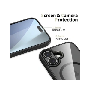 Etui Tech-Protect MagMat MagSafe do Apple iPhone 17 Black/clear