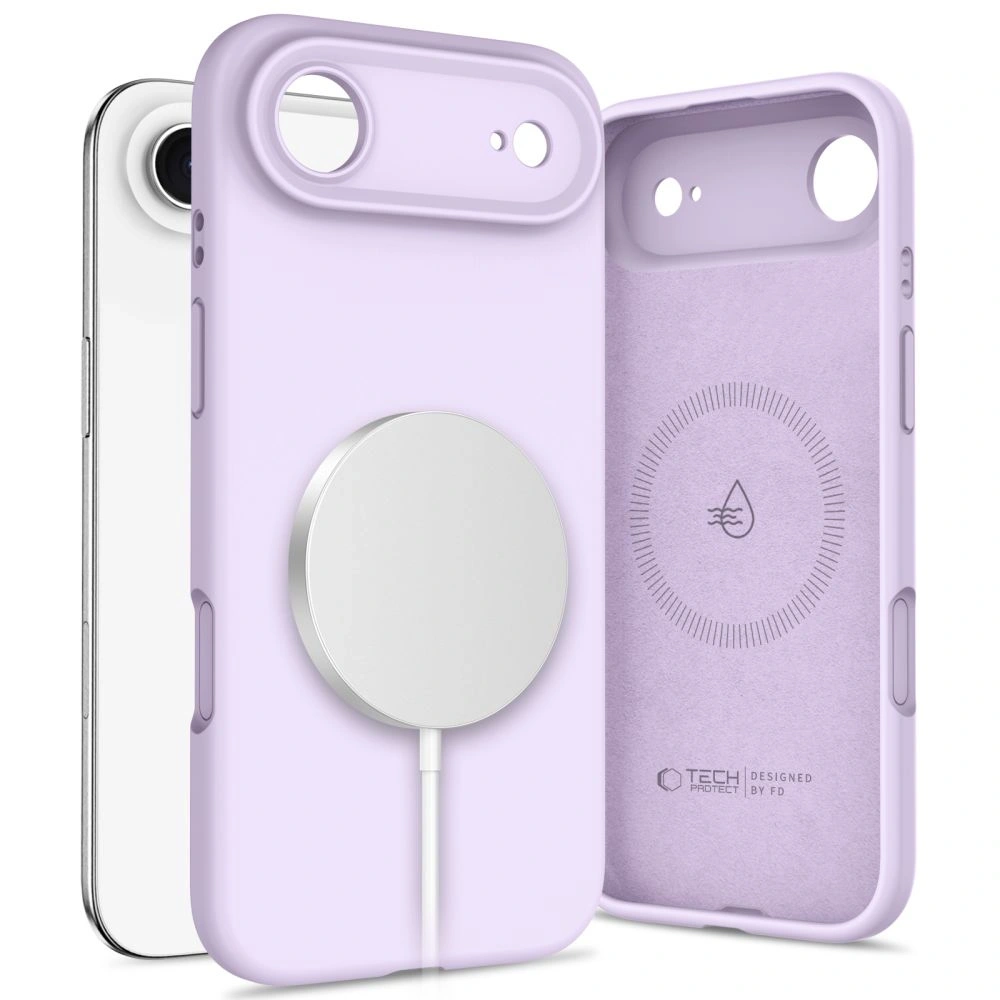 Etui Tech-Protect Silicone MagSafe do Apple iPhone 17 Air Mauve
