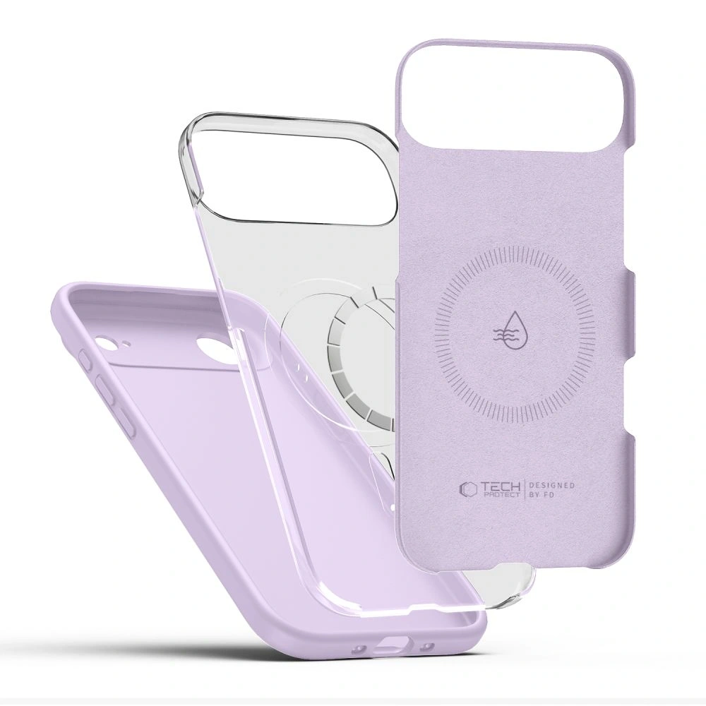 Etui Tech-Protect Silicone MagSafe do Apple iPhone Air Mauve